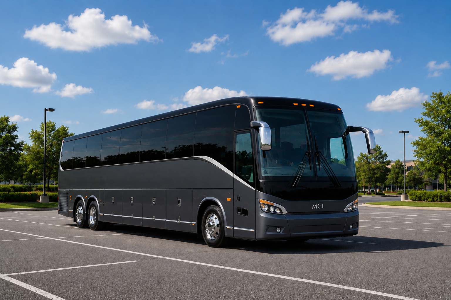 Charter bus rental in Dearborn, MI