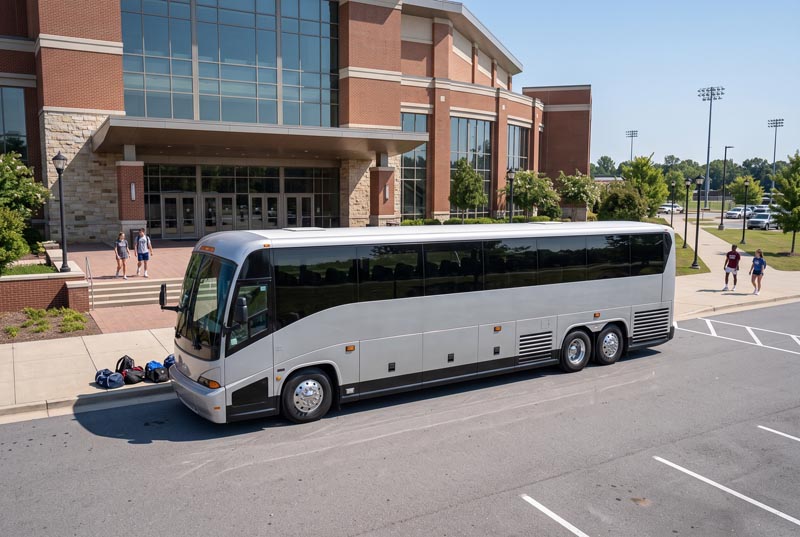 Sports Team Charter Bus Rentals in Dearborn, MI